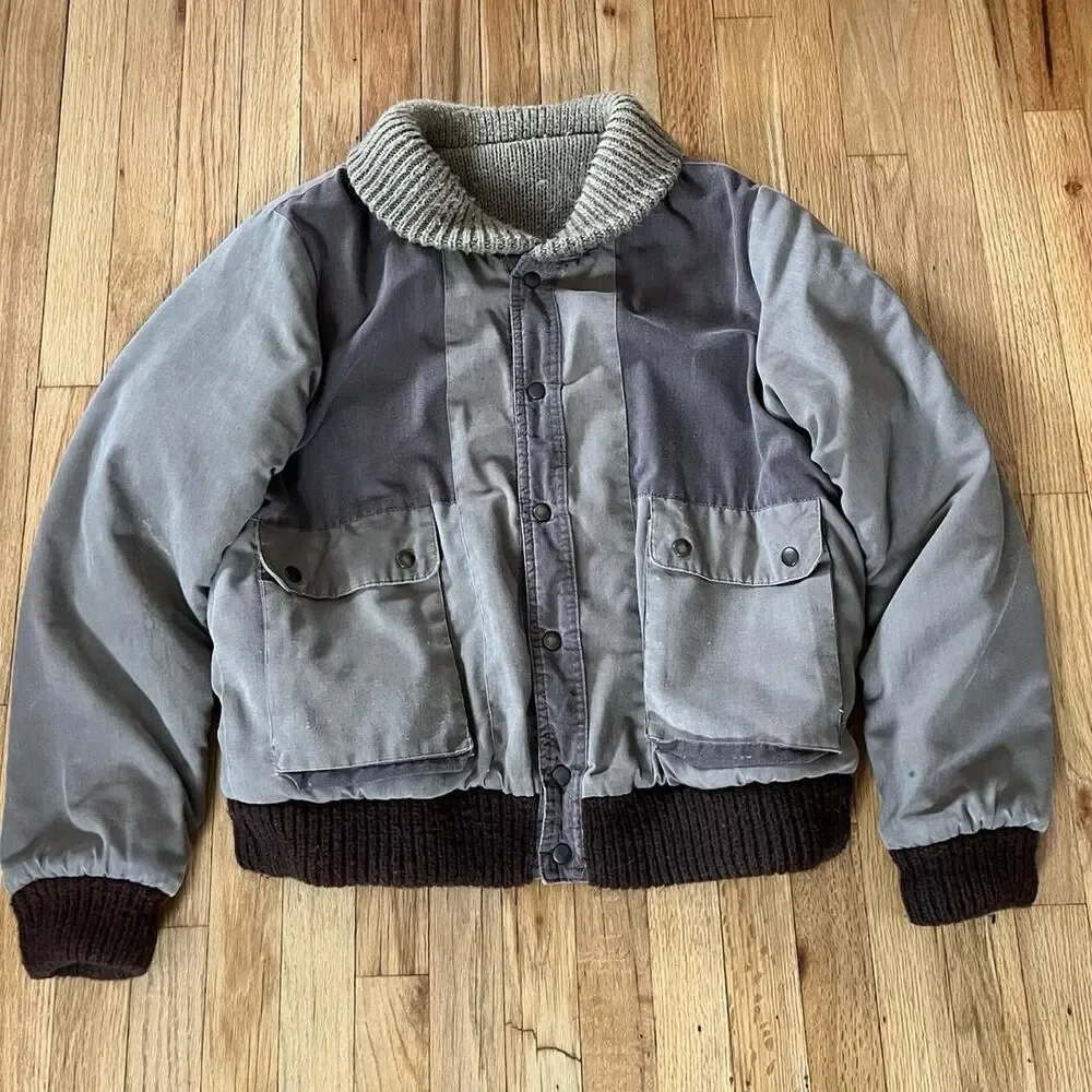 Reversible suede 80s Men's Jacket